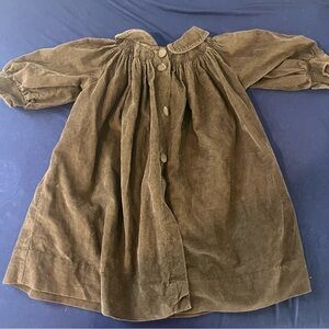 Royal Child Girls Smocked Jacket Brown Corduroy Button Up 6m
